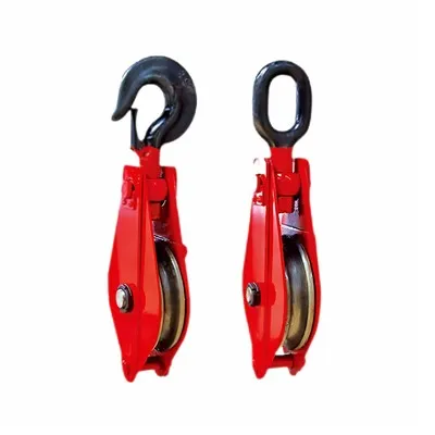 Единичен ролков кранов блок